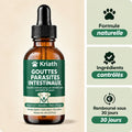 Complément alimentaire en gouttes pour chien Sensatine, flacon de 60 ml