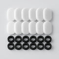 Pack de 12+12 filtres de rechange pour fontaine à eau chat Sensatine, un an d'autonomie
