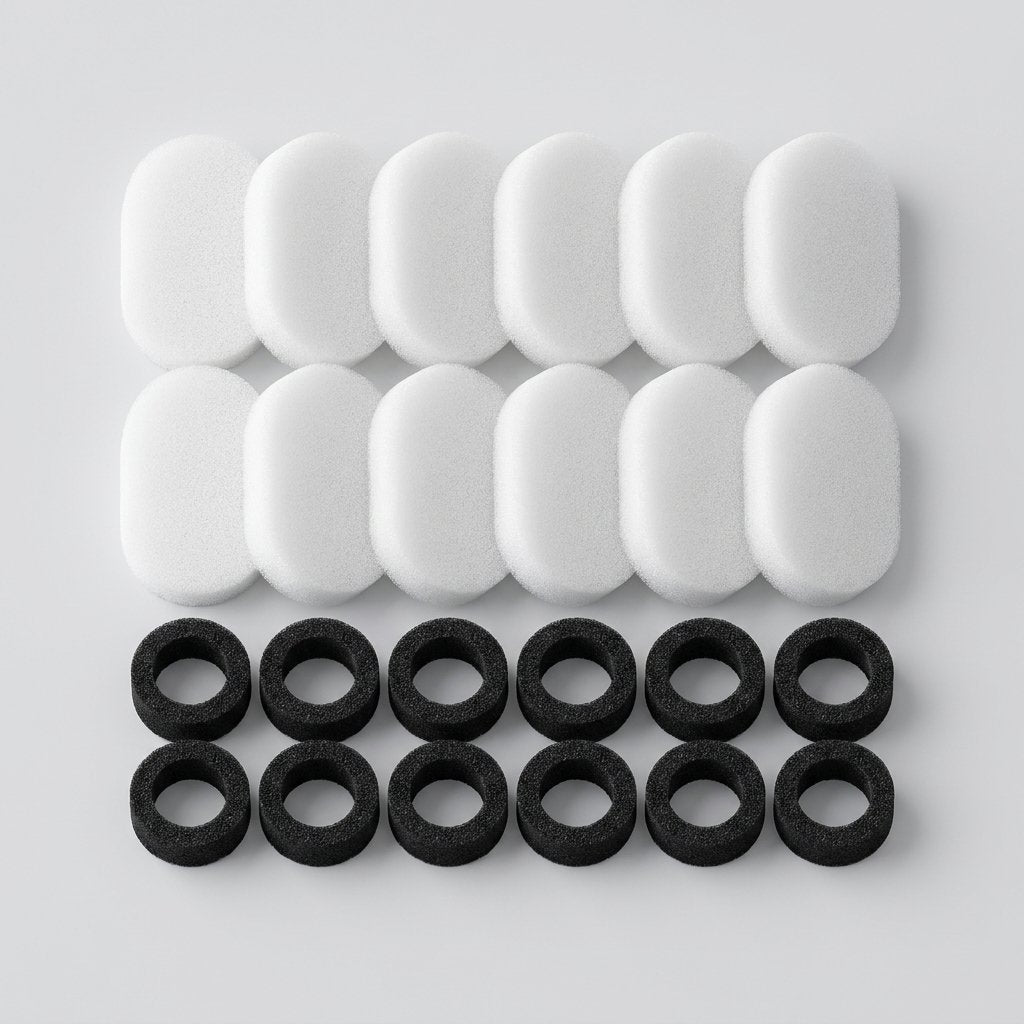 Pack de 12+12 filtres de rechange pour fontaine à eau chat Sensatine, un an d'autonomie