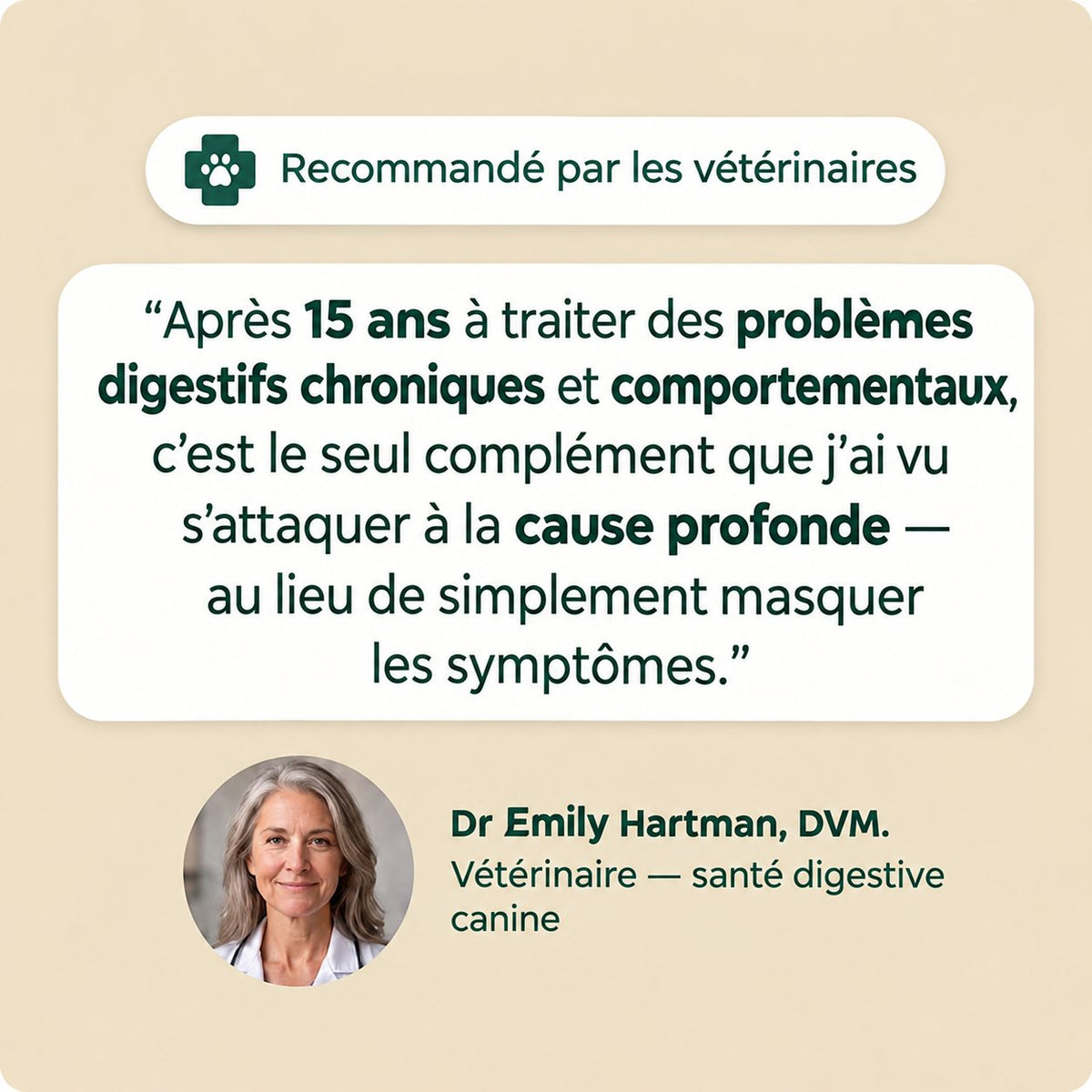 Complément alimentaire en gouttes pour chien Sensatine, visuel détaillé