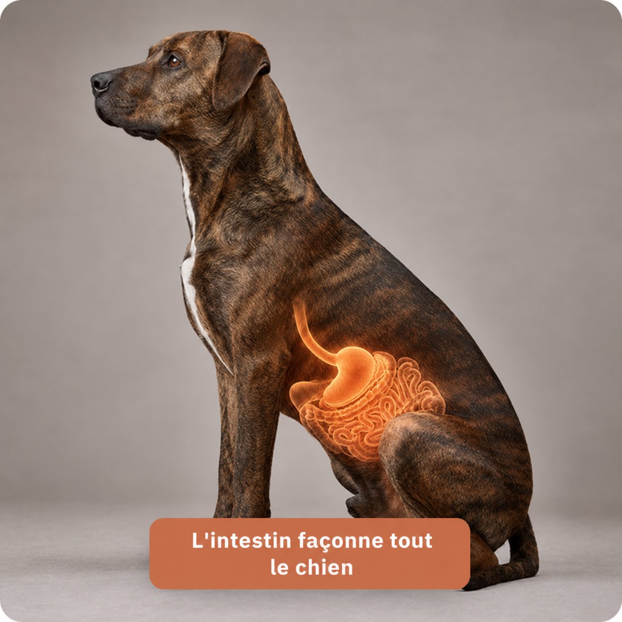 L'intestin façonne tout le chien